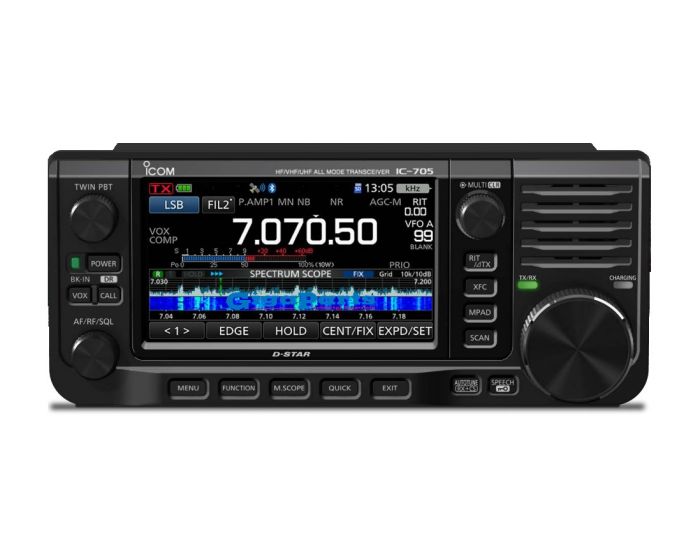 Icom IC-705 HF/VHF/UHF SDR QRP Transceiver - PileupDX.com